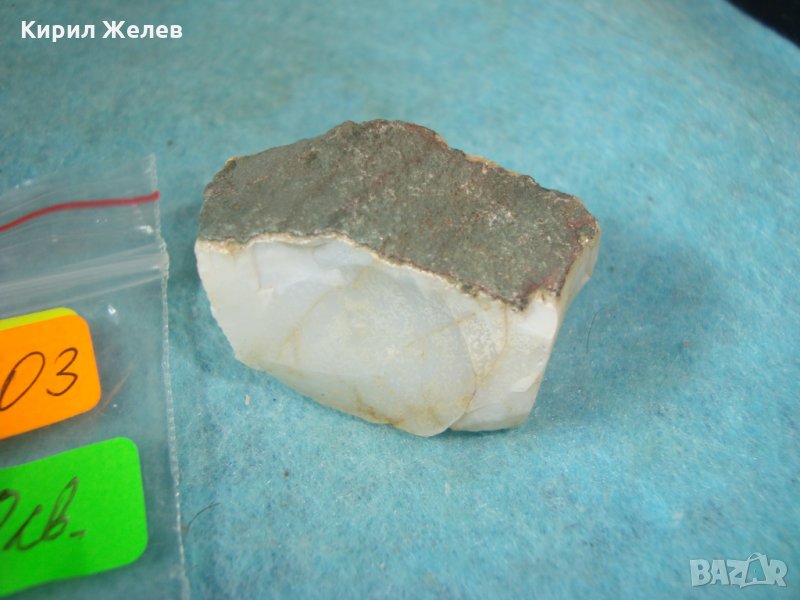 МЛЕЧЕН ОПАЛ - КЪСЧЕ НАТУРАЛЕН САМОРОДЕН СКЪПОЦЕНЕН КАМЪК - МИНЕРАЛ 24103, снимка 1