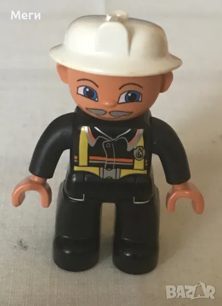 LEGO Duplo Фигурка –Пожарникар в Официална Екипировка, снимка 1