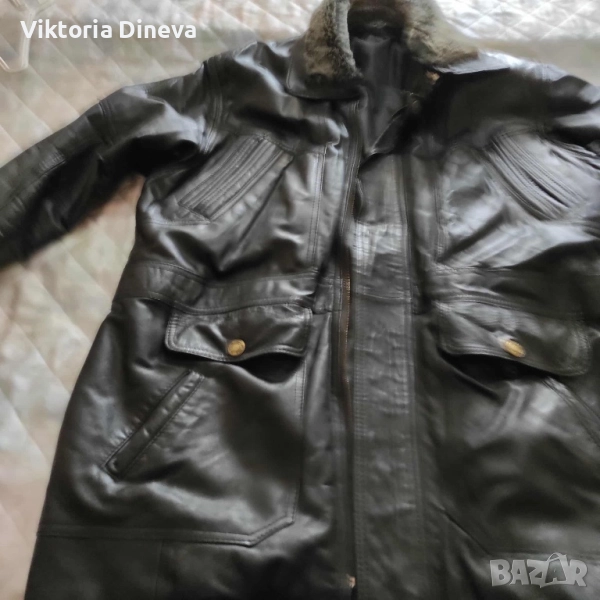 Мъжко кожено яке, снимка 1
