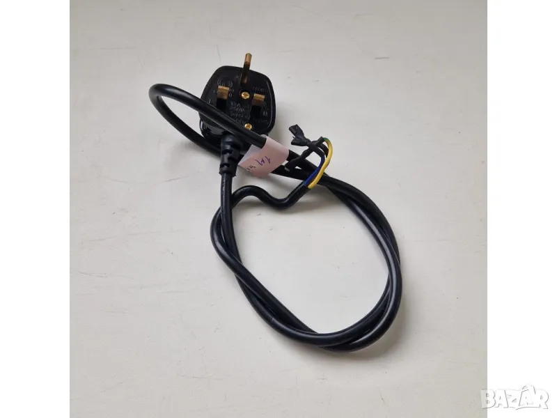 Захранващ кабел 0.95 м, 3x0.75 мм², мед, 13 A, Type G (UK), снимка 1