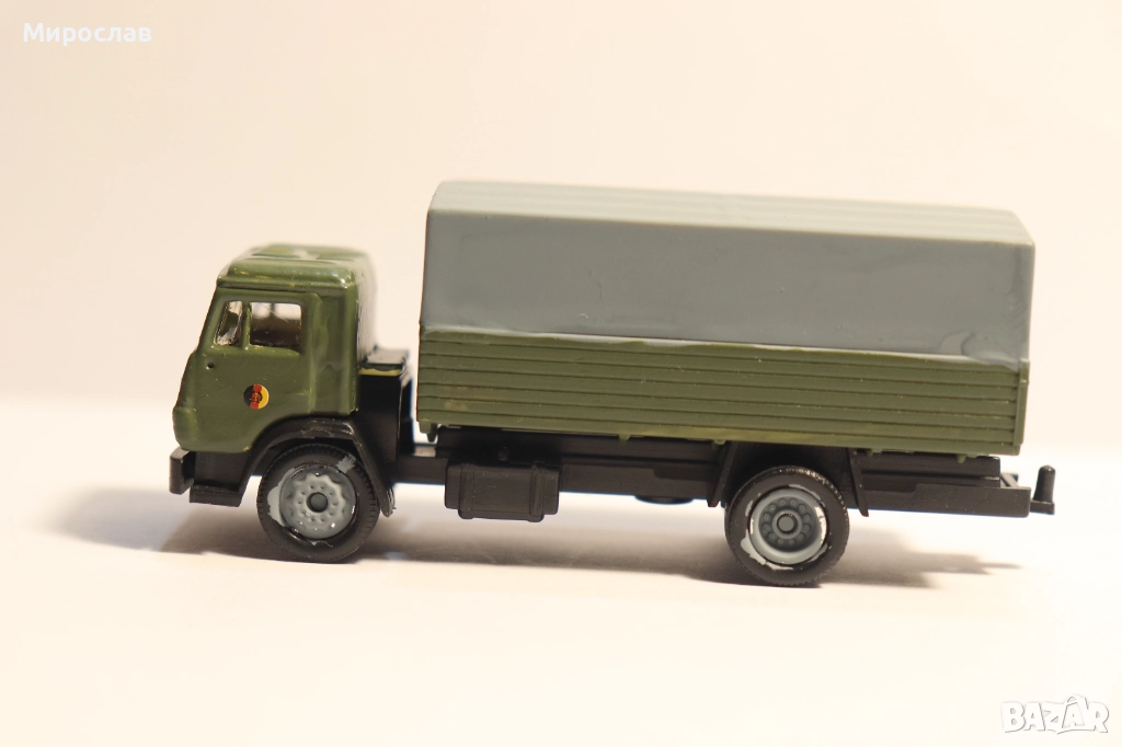 1/87 H0 КАМАЗ KAMAZ ВОЕНЕН КАМИОН КОЛИЧКА МОДЕЛ, снимка 1