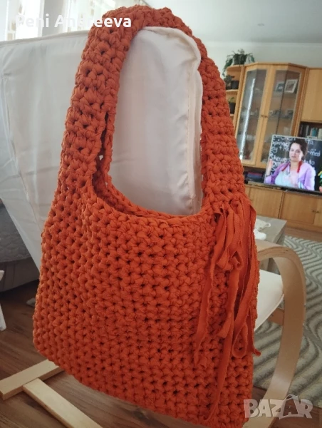 Ръчно плетена чанта , снимка 1