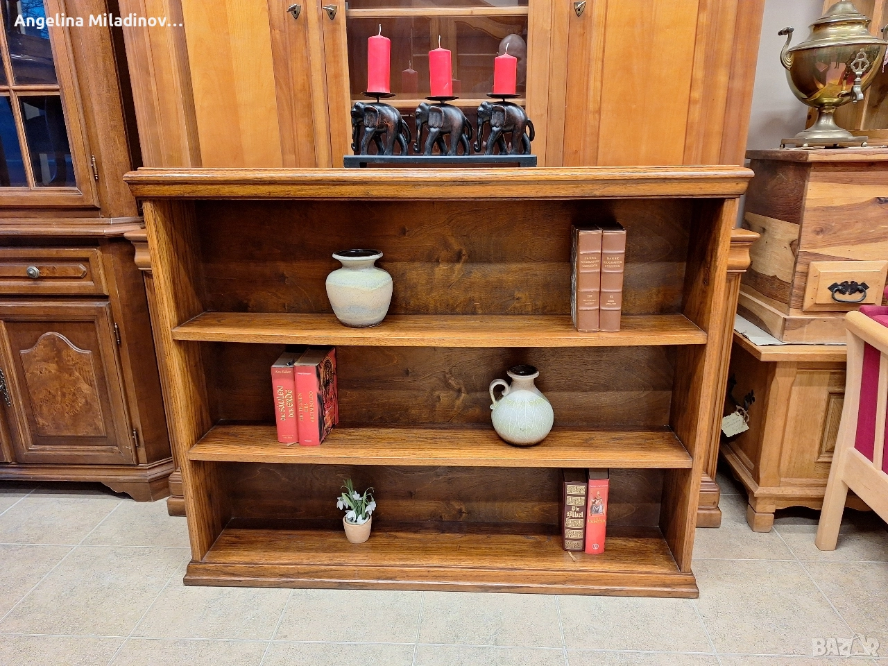 Комод, библиотека дъб масив , снимка 1