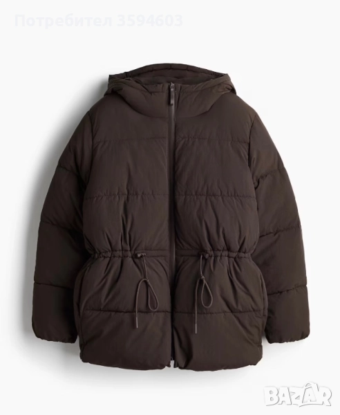 Кафяво зимно яке h&m, снимка 1