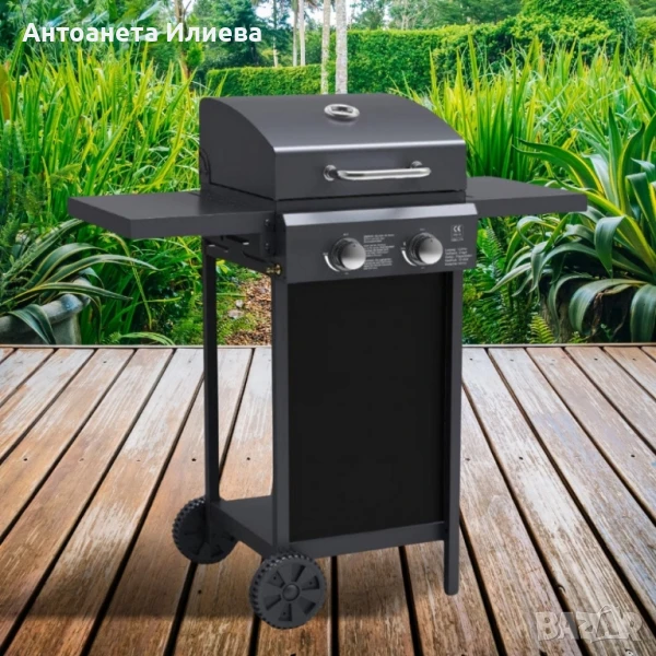 Газово барбекю Muhler с 2 горелки, 2x2.8kW, снимка 1