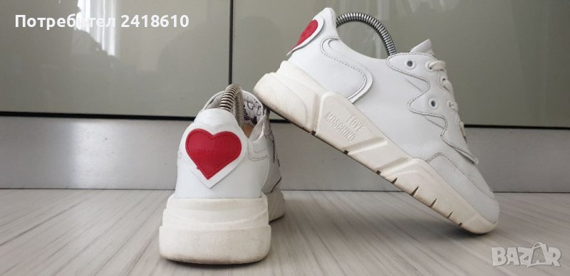 LOVE MOSCHINO Leather Sneakers Size 36- 23- 26см ОРИГИНАЛ! ЕСТЕСТВЕНА Кожа!, снимка 1