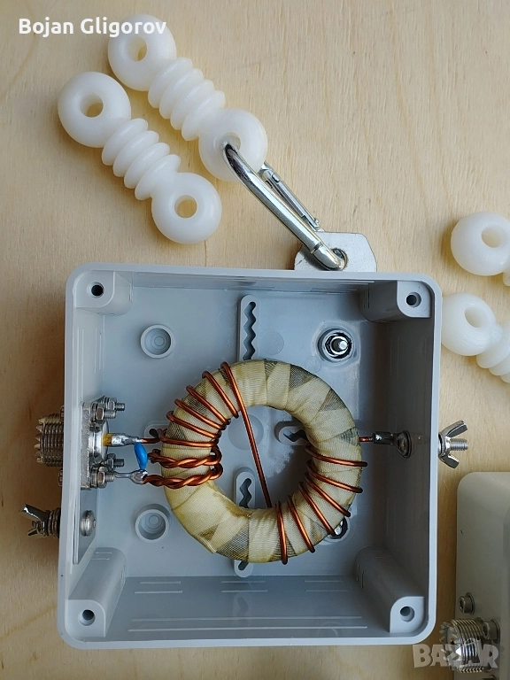 ВЧ трансформатор за късо вълнова антена 49:1 EFHW, снимка 1