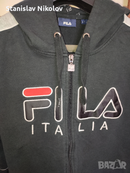 Суичър с качулка Fila Italia, size L, снимка 1