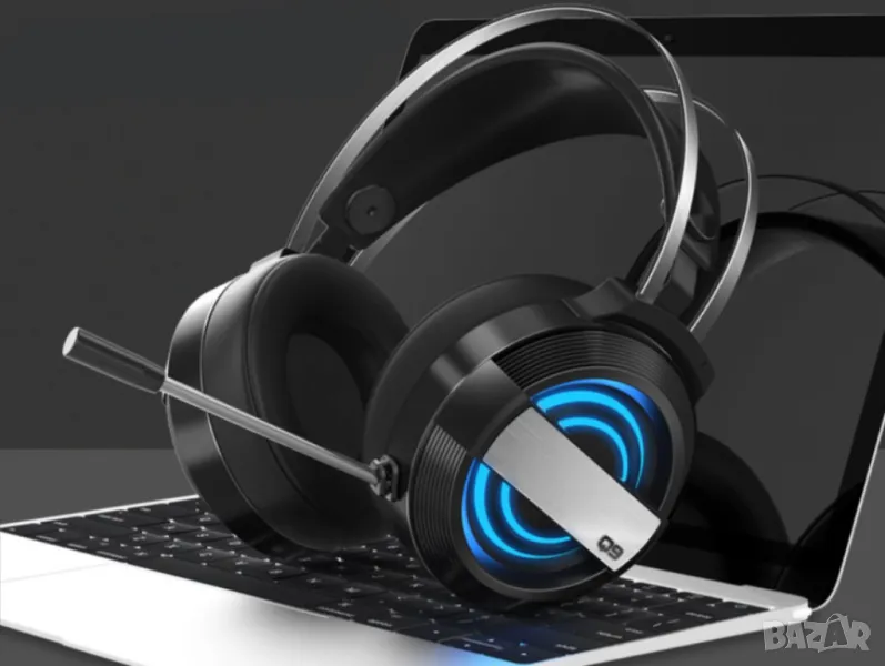 USB слушалки за игри с 4D стерео звук MC Q9 , снимка 1