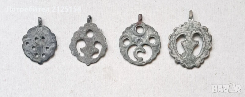Лот от стари сребърни украшения ., снимка 1