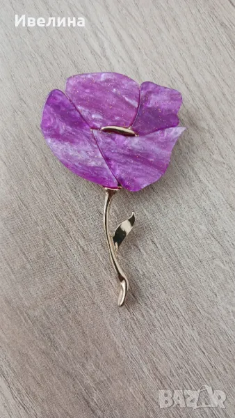 Брошка Цвете, снимка 1
