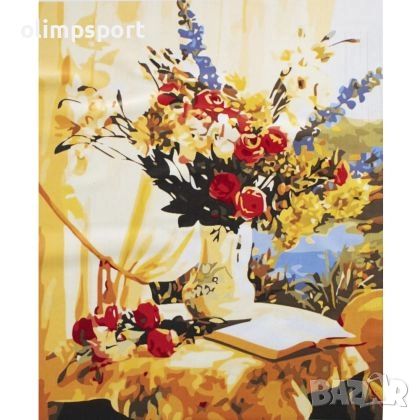 Комплект за рисуване по номера с платно 50х40 см, Модел 21 /27014631/, снимка 1