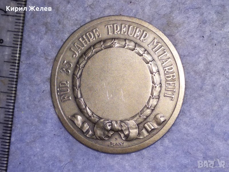 Die Handelskammer Oberösterreich НАГРАДЕН ЮБИЛЕЕН ПОСРЕБРЕН БРОНЗОВ РЯДЪК ПЛАКЕТ АВСТРИЯ 38547, снимка 1