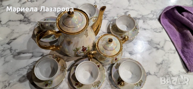 Винтидж порцеланов комплект, снимка 3 - Антикварни и старинни предмети - 53734894