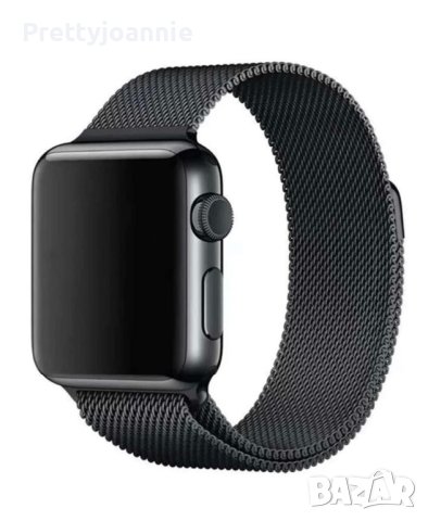 Черна каишка Apple Watch 38/40/41mm, снимка 1 - Каишки за часовници - 40405150