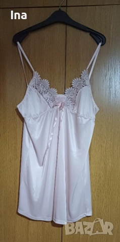 Нов сатенен комплект L/XL, снимка 4 - Пижами - 52543869