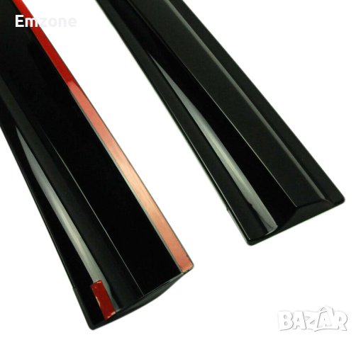 Ветробрани Черни Външни за Мерцедес Mercedes Vito Viano 2004 до 2020 Предни Комплект 2 броя, снимка 3 - Аксесоари и консумативи - 40574295