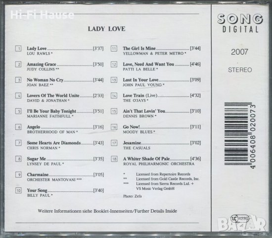 Lady love, снимка 2 - CD дискове - 35918448