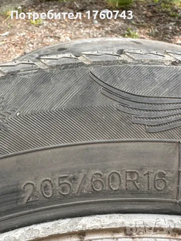 Лети джанти 16ц . 4×114.3 Центр.отвор 67.1 с зимни гуми Deytan 205/60 /16 KIA HYUNDAI , снимка 5 - Гуми и джанти - 50048823