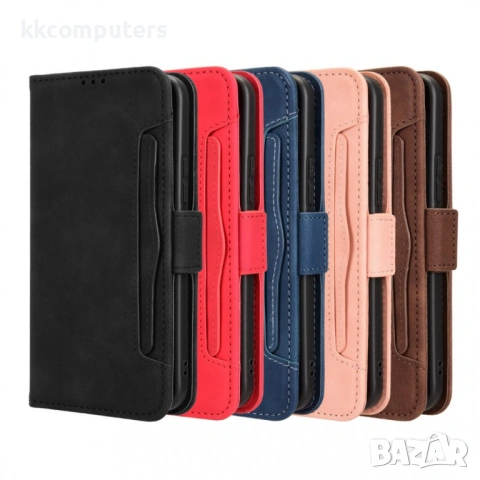 Кожен Калъф Портфейл за Xiaomi Redmi Note 15 Pro 5G - Свалящ се държач, Двоен магнит, 5 цвята, снимка 2 - Калъфи, кейсове - 53779966