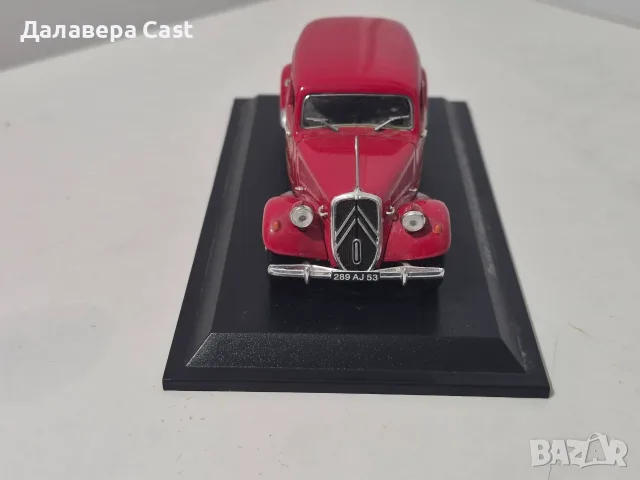 1/43 Citroen Traction 11 Pompier Atlas , снимка 2 - Колекции - 55976916