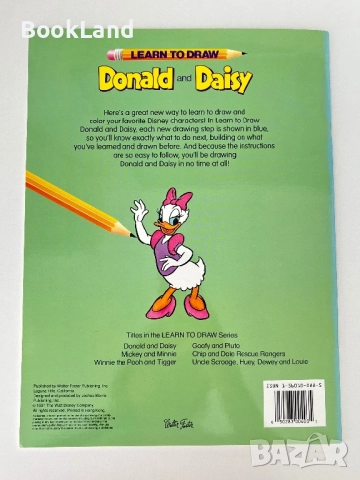 Learn to draw Donald and Daisy , снимка 12 - Други - 51591551
