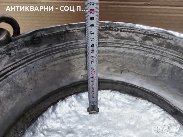 Стара Подписана Кована Медна Арания, Меден Котел / 10 Литра. / 2.2 кг. / 1925г. / НОМЕР 520., снимка 11 - Антикварни и старинни предмети - 55711577