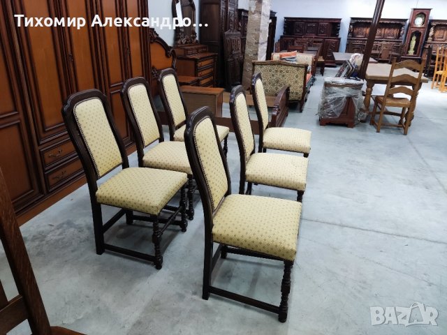 Комплект трапезни столове 6 броя , снимка 7 - Столове - 42228411