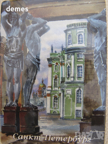 Автентичен магнит от Санкт Петербург, Русия-серия, снимка 3 - Колекции - 52345578