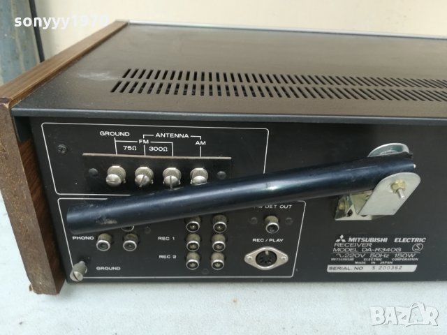 MITSUBISHI STEREO RECEIVER-SWEDEN 1711211936, снимка 18 - Ресийвъри, усилватели, смесителни пултове - 34840902