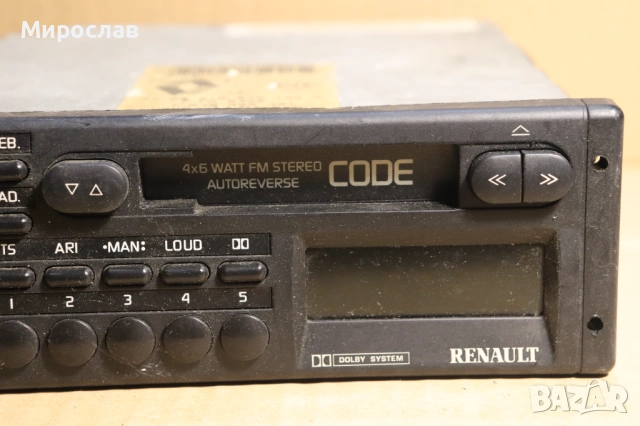 BLAUPUNKT RENAULT G 4  АВТО РАДИО КАСЕТОФОН, снимка 3 - Аксесоари и консумативи - 52967722