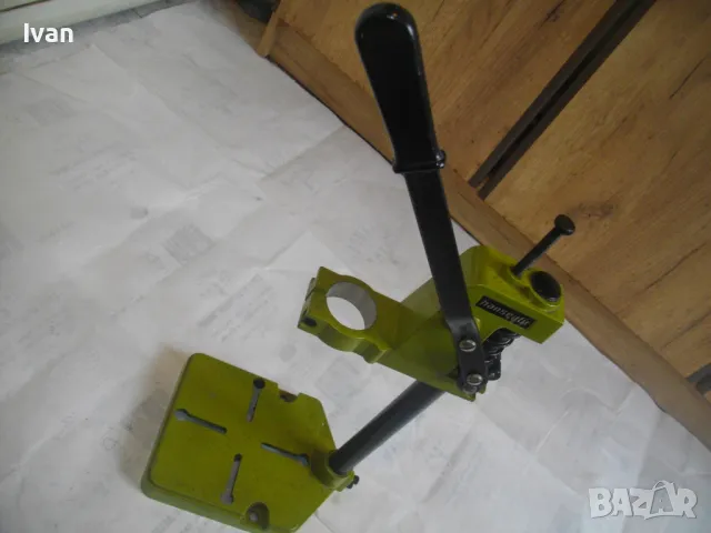 HANSEATIC НОВА НЕМСКА СТОЙКА ЗА БОРМАШИНА ОЛЕКОТЕНА АЛУМИНИЕВА 2,0 кг/работен ход 60 мм, снимка 5 - Бормашини - 48253332