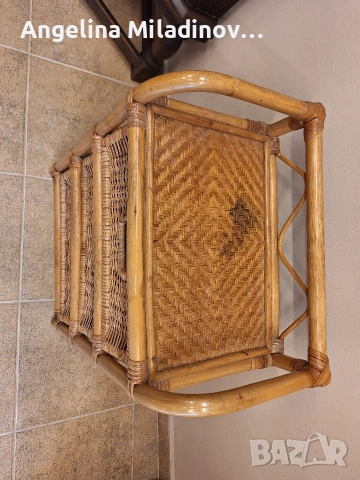 Етажерки и масичка от ратан, снимка 8 - Етажерки - 53825511