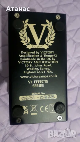 Ефект за китара - Victory Amps V1 Kraken pedal, снимка 2 - Китари - 56306540