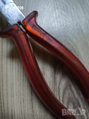 Клещи Knipex 26-200 с резачка хромирани 200 mm, снимка 13 - Клещи - 51252510
