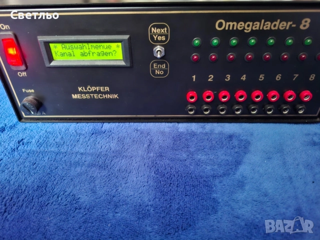 Зарядна станция Omegalader 8 за оловни и NiCd NiMH батерии, снимка 2 - Друга електроника - 52769798