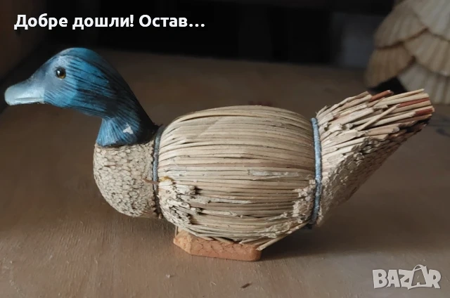 Патка патки фигура птица стари дървени, снимка 14 - Декорация за дома - 34514065