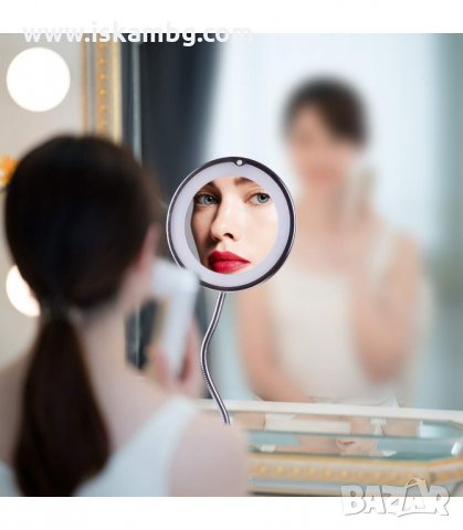 ОГЛЕДАЛО , С ГЪВКАВА ДРЪЖКА, LED ОСВЕТЛЕНИЕ И ВАКУУМНО ПОСТАВЯНЕ - код 2479, снимка 6 - Други - 33939235