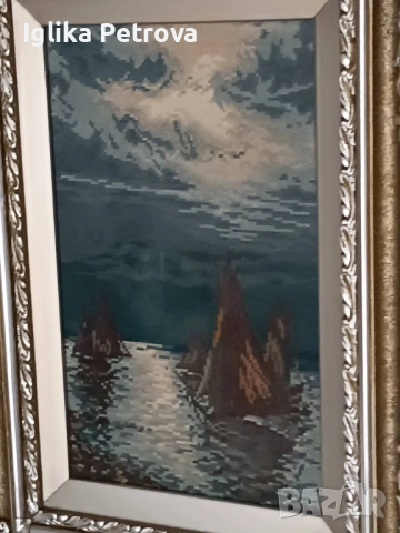 Гоблен Щастливото завръщане , снимка 8 - Гоблени - 53399190