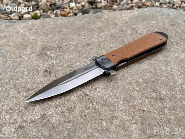 Сгъваем джобен нож GANZO ADIMANTI SAMSON D2 G10 Brown