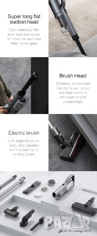 С ЛИПСИ - Безжична прахосмукачка и моп Roidmi X30 Pro, снимка 5 - Прахосмукачки - 42375404