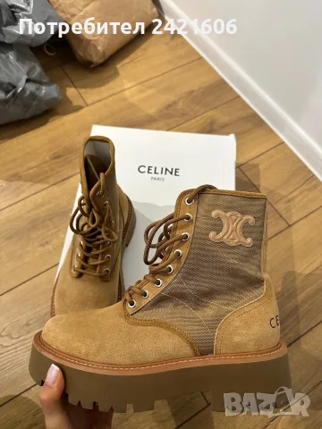 Нови! 39 размер боти Celine, снимка 3 - Дамски боти - 56344263