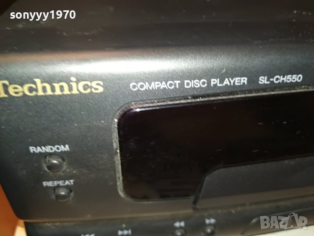 TECHNICS SL-CH550 CD PLAYER MADE IN JAPAN-ВНОС SWISS 1705231409, снимка 5 - Ресийвъри, усилватели, смесителни пултове - 40733674