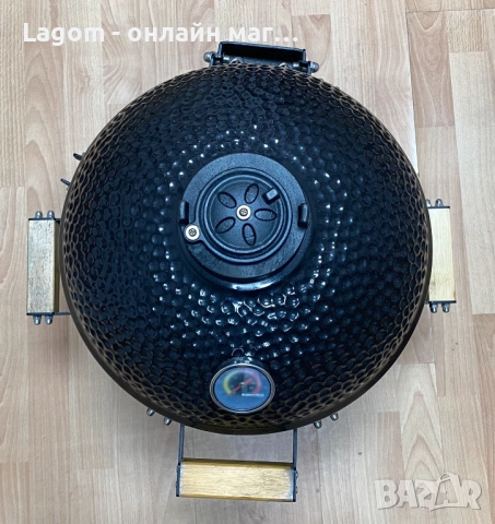 Керамично барбекю на дървени въглища Ziel Grill Kamado Compact 15, снимка 5 - Барбекюта - 52771428