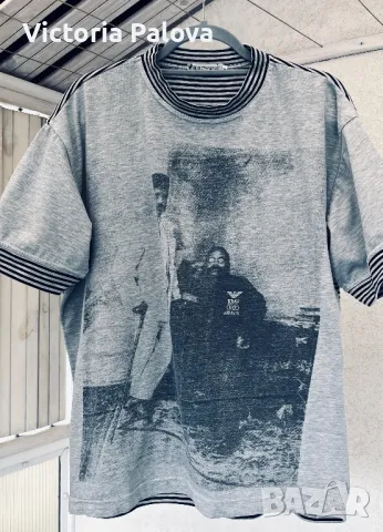 Тениска vintage EMPORIO ARMANI, снимка 9 - Тениски - 49874804