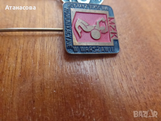 Полски значки с герба на Варшава значка, снимка 3 - Колекции - 52504215