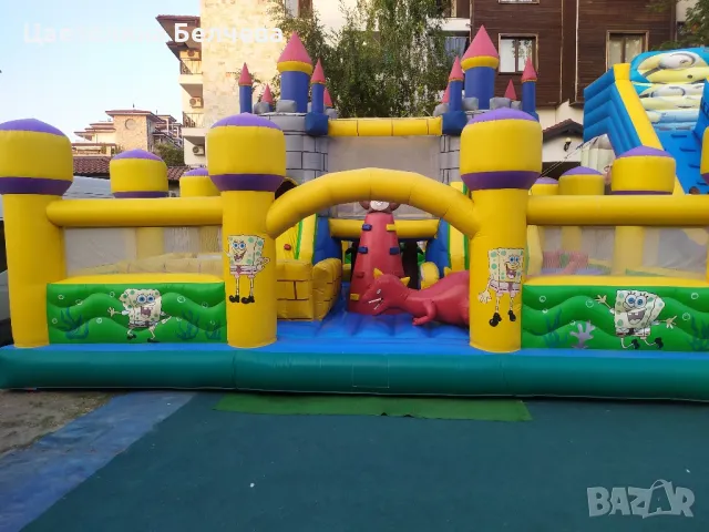 надуваем замък, батут, център, атракцион