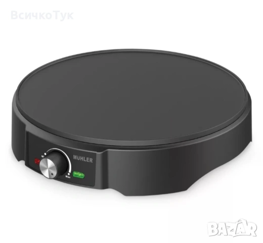 ✨Уред за палачинки MUHLER MHT-383, 1200W, Черен , снимка 2 - Други - 53622481