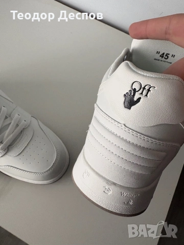 Обувки Off-White Out Of Office 45 номер, снимка 5 - Маратонки - 53657934