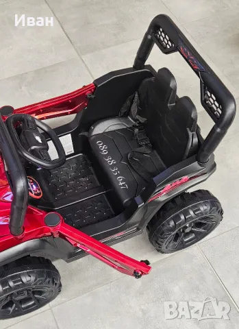 ТОП ЦЕНА!НОВО!Акумулаторен джип Fast UTV RED с 12V батерия,дистанционно,USB, снимка 9 - Други - 44739745